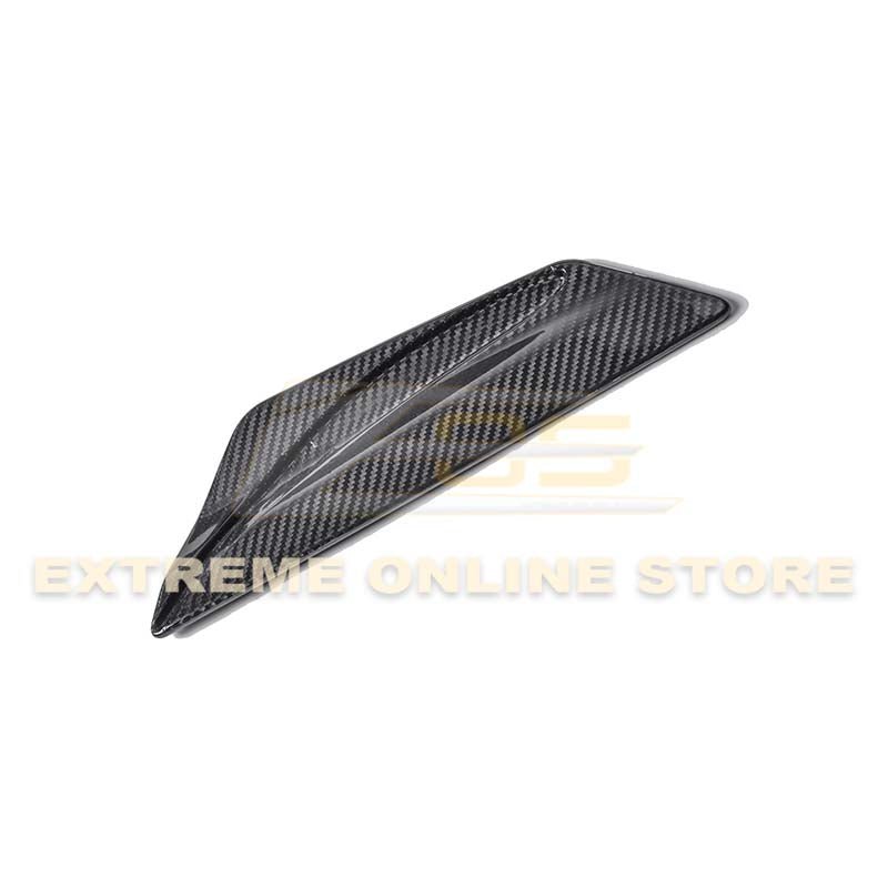 Chevrolet Camaro 6th Gen ZL1 1LE Style Gloss Black Carbon Fiber Rear Spoiler Side Winglets 2016-2024