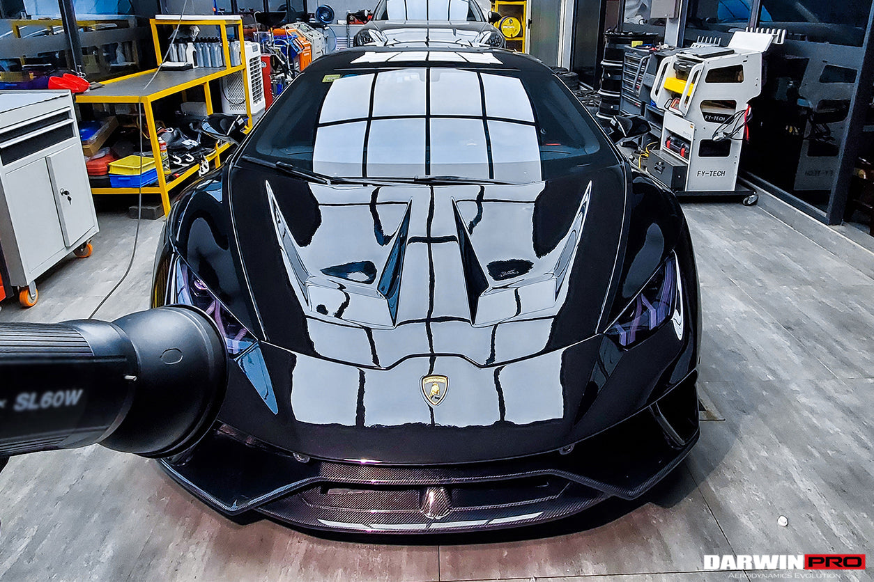 2015 - 2025 Lamborghini Huracan LP610 & LP580 & EVO & Tecnica BKSS Style Carbon Fiber Hood