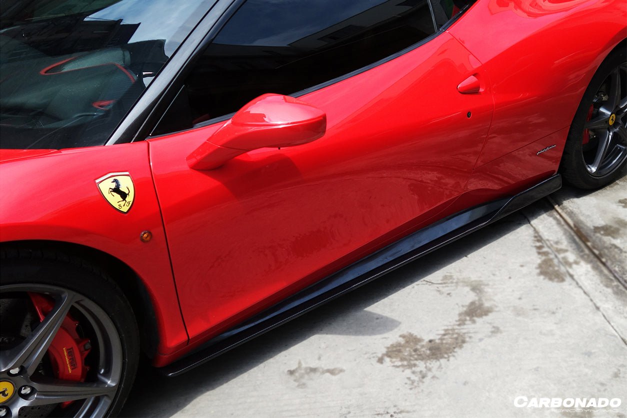 2010 - 2015 Ferrari 458 Coupe & Spyder AV Style Carbon Fiber Full Lip Body Kit