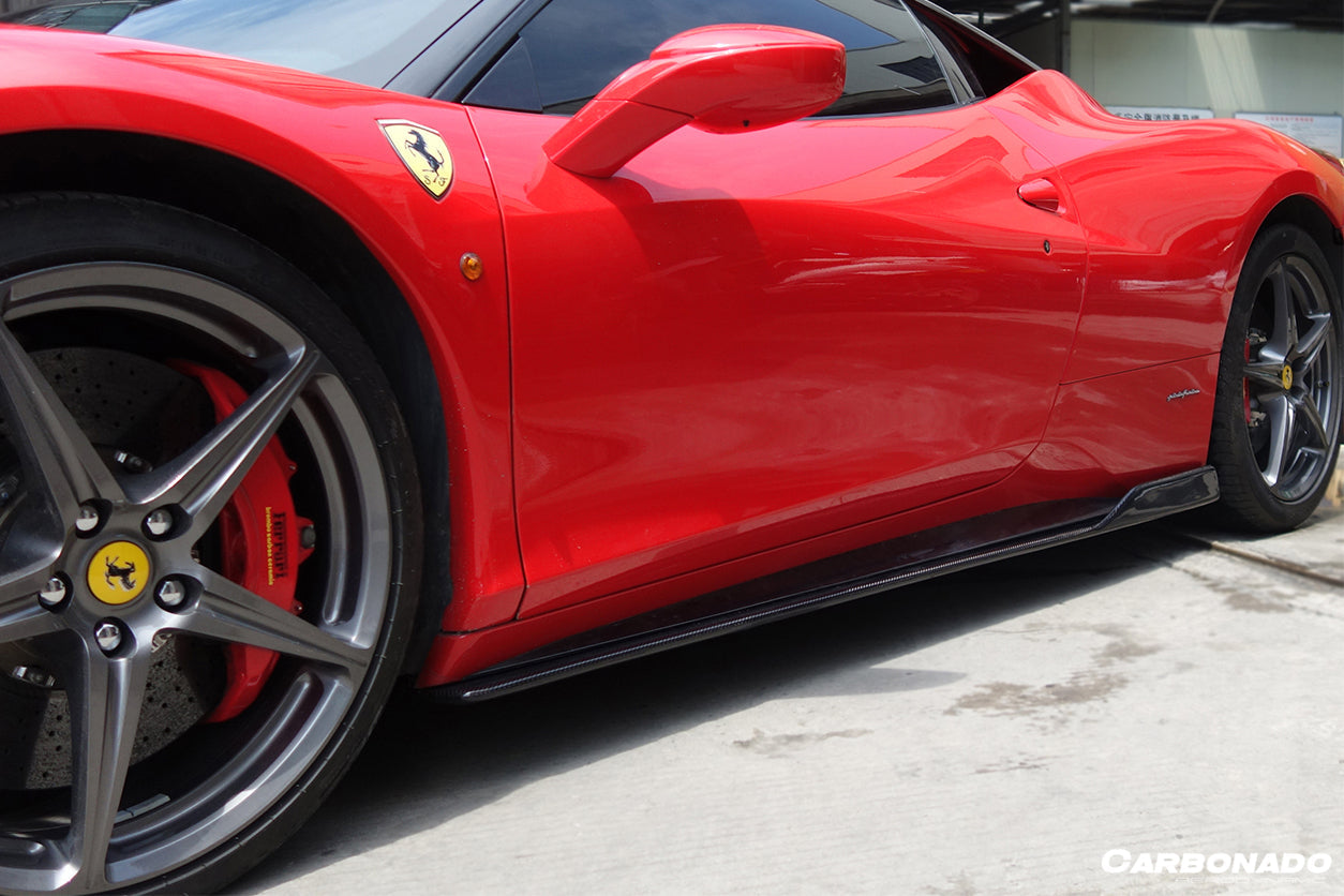 2010 - 2015 Ferrari 458 Coupe & Spyder AV Style Carbon Fiber Full Lip Body Kit