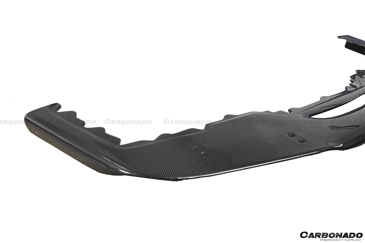 2010 - 2015 Ferrari 458 Coupe& Spyder AV Style Carbon Fiber Front Lip