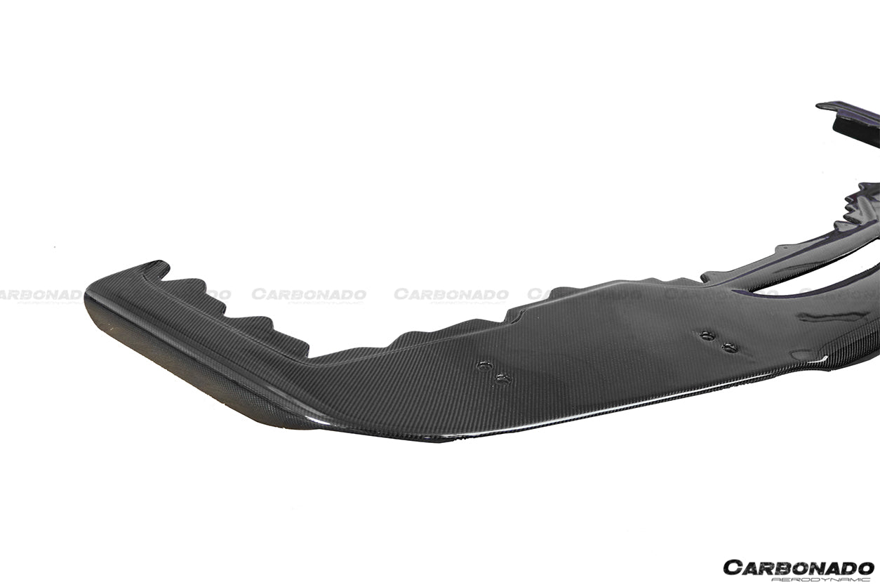 2010 - 2015 Ferrari 458 Coupe& Spyder AV Style Carbon Fiber Front Lip