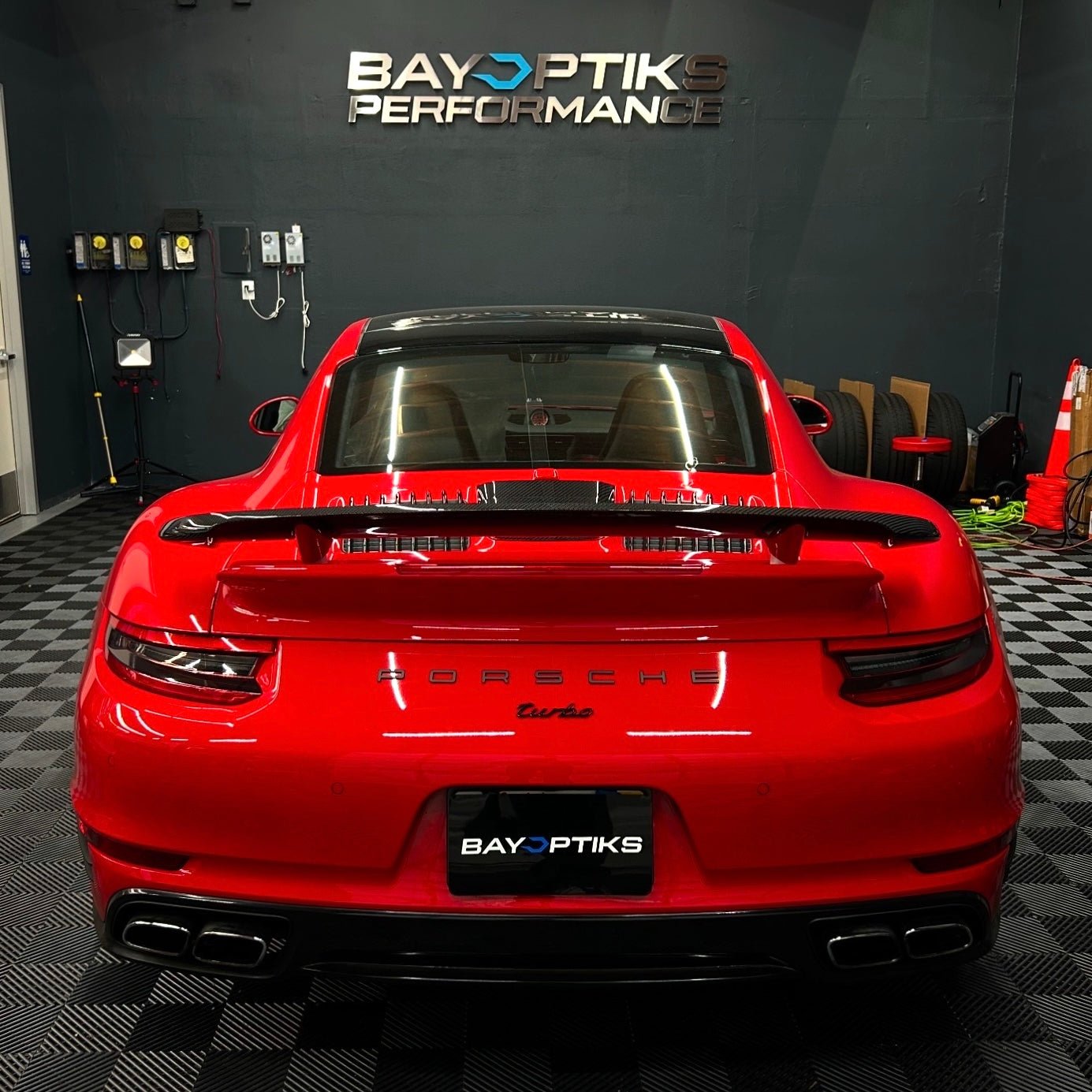 Porsche 911 991.2 Turbo S Carbon Fiber Up Wing 2016-2019