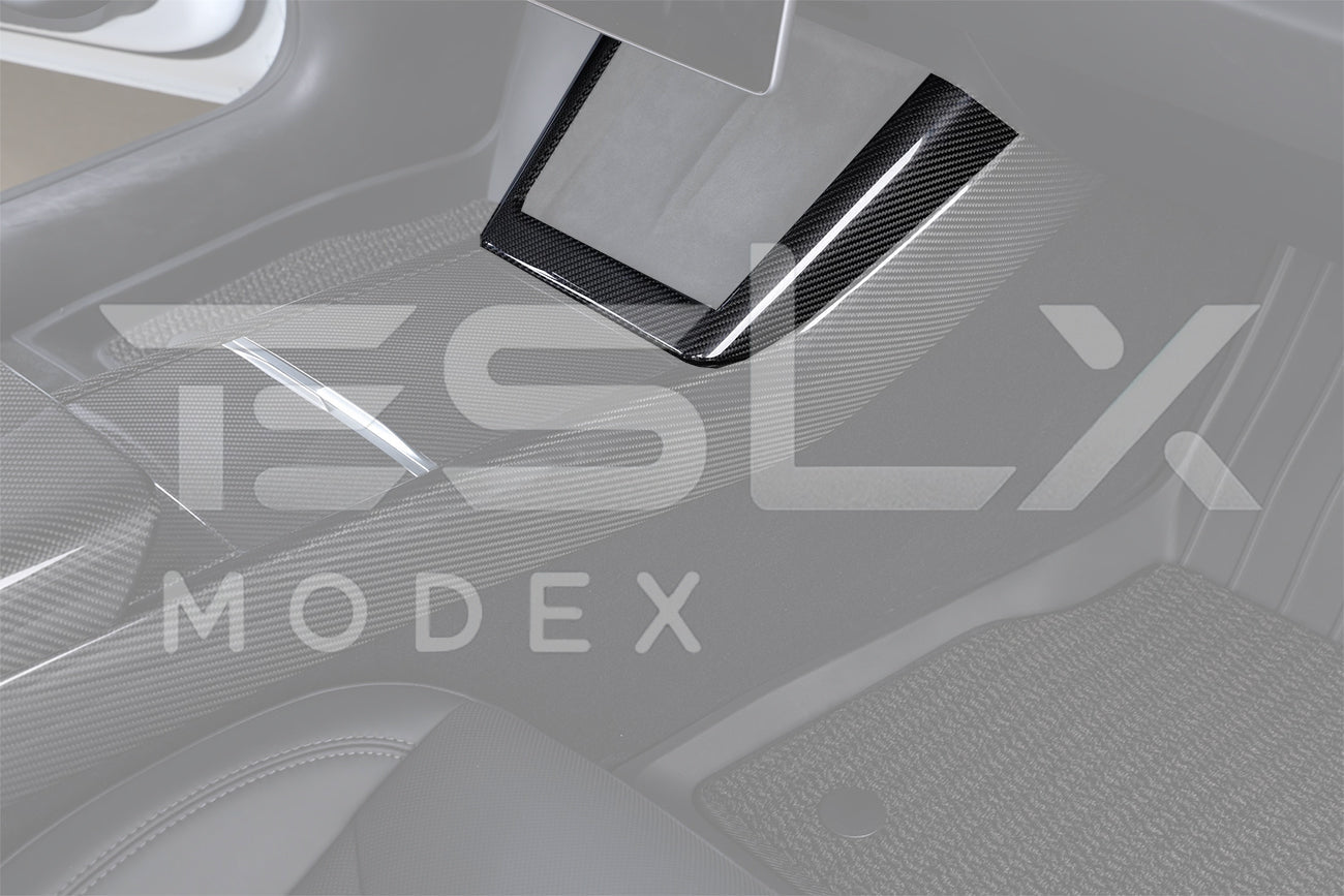 Tesla Model 3 Highland / Model Y Carbon Fiber Interior Center Console Frame 2024-Up