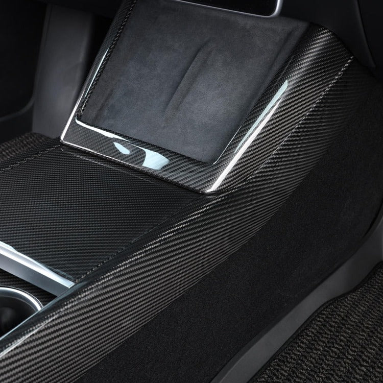Tesla Model 3 Highland / Model Y Carbon Fiber Interior Center Console Frame 2024-Up