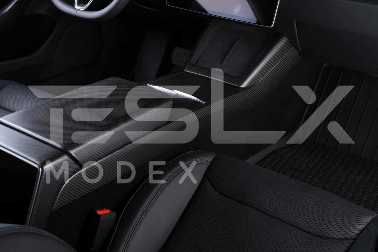 Tesla Model 3 Highland / Model Y Carbon Fiber Interior Center Console Frame 2024-Up