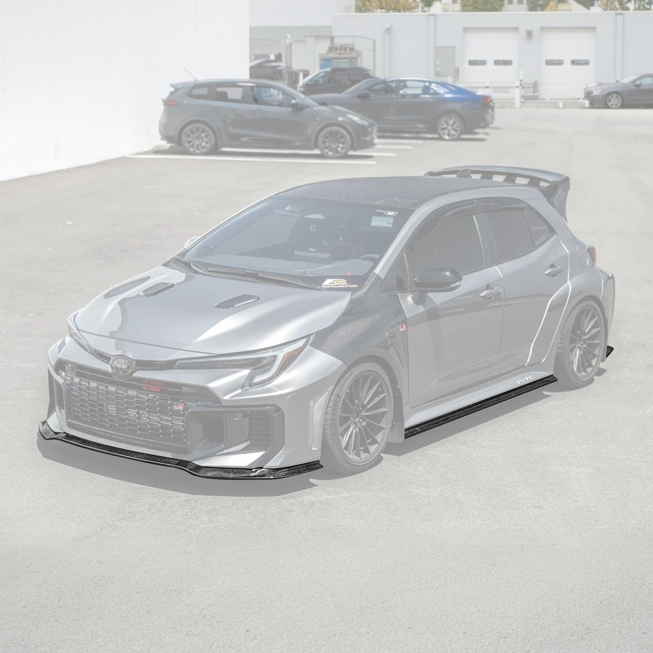 Toyota Corolla GR Style Carbon Fiber Front Lip Side Skirts Rear Apron Kit 2025-Up
