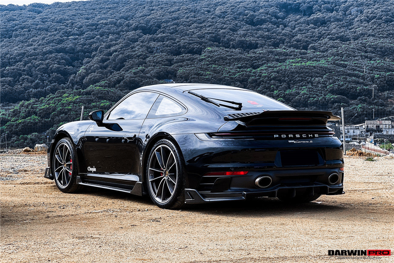 2019 - 2023 Porsche 911 992 Carrera S & 4 & 4S & Targa & Cabriolet BKSS Style Side Skirts