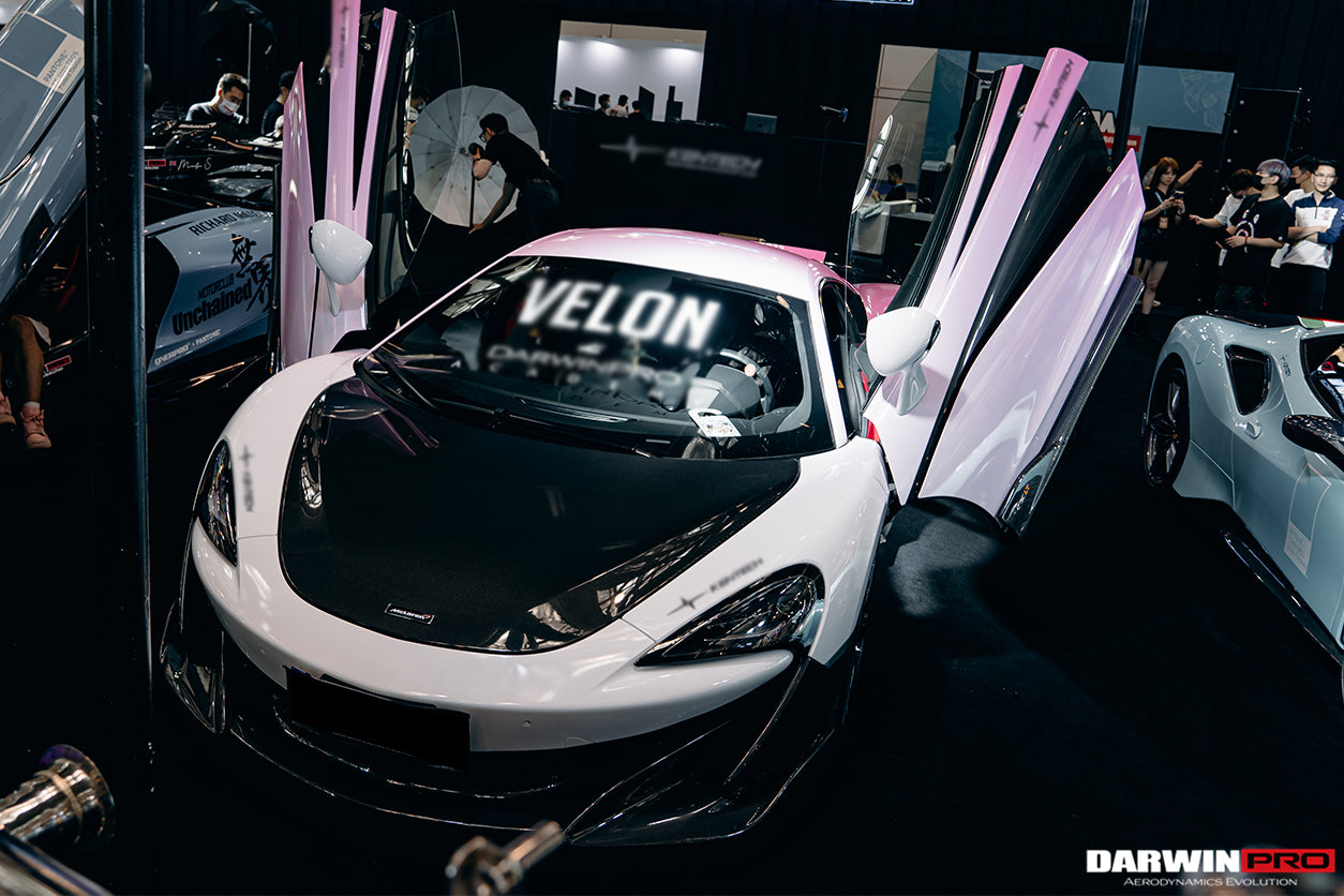 2015 - 2020 McLaren 540C & 570S Carbon Fiber Front Bumper Lip With Undertray