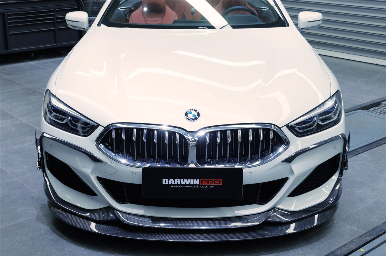 2018-2022 BMW 8 Series G14 Convertible/G15 Coupe/G16 4DR-Gran Coupe 840/850 IMP Performance Carbon Fiber Front Bumper Canards