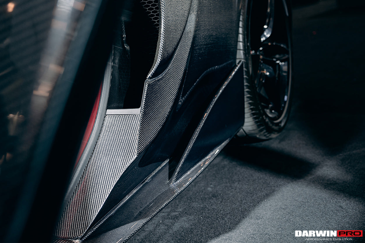 2015 - 2021 McLaren 600lt 540C 570S Cabon Fiber Side Skirts Under Board
