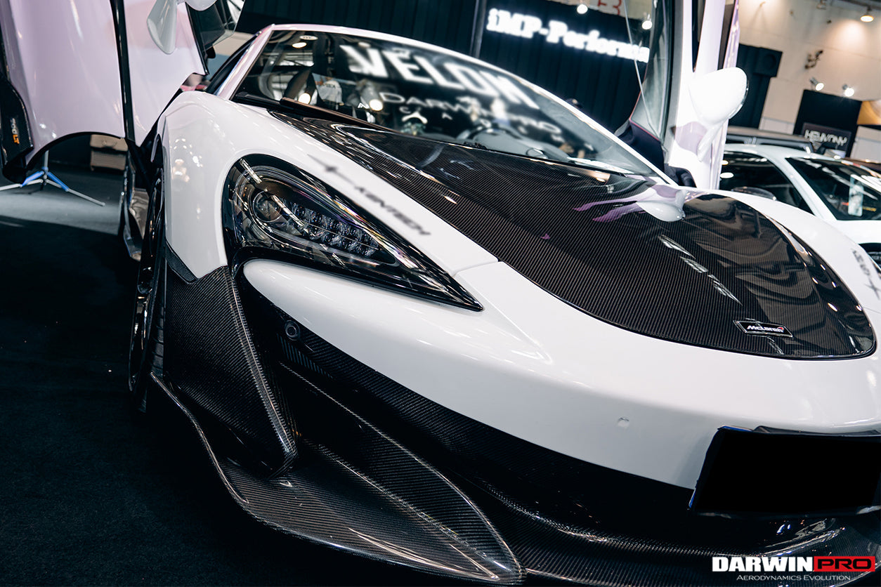 2015 - 2020 McLaren 540C & 570S Carbon Fiber Front Bumper Lip With Undertray