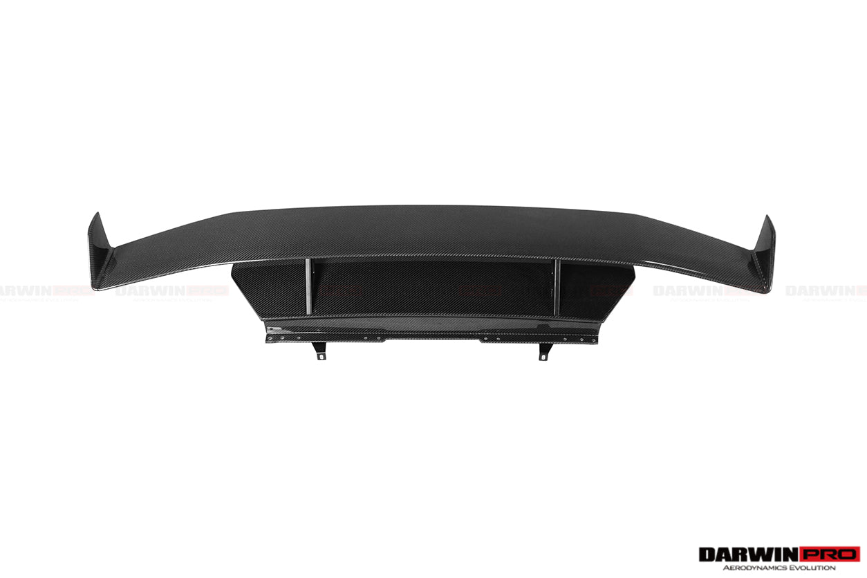 2015 - 2025 Lamborghini Huracan LP610 & LP580 & EVO & Tecnica AO Style Carbon Fiber Trunk Spoiler Wing