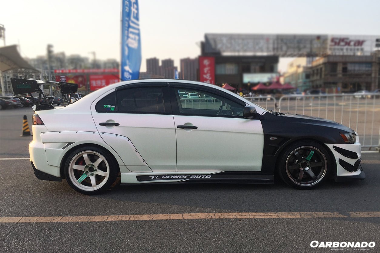 2007 - 2016 Mitsubishi Evo10 VTC Style Carbon Fiber Trunk Spoiler Wing