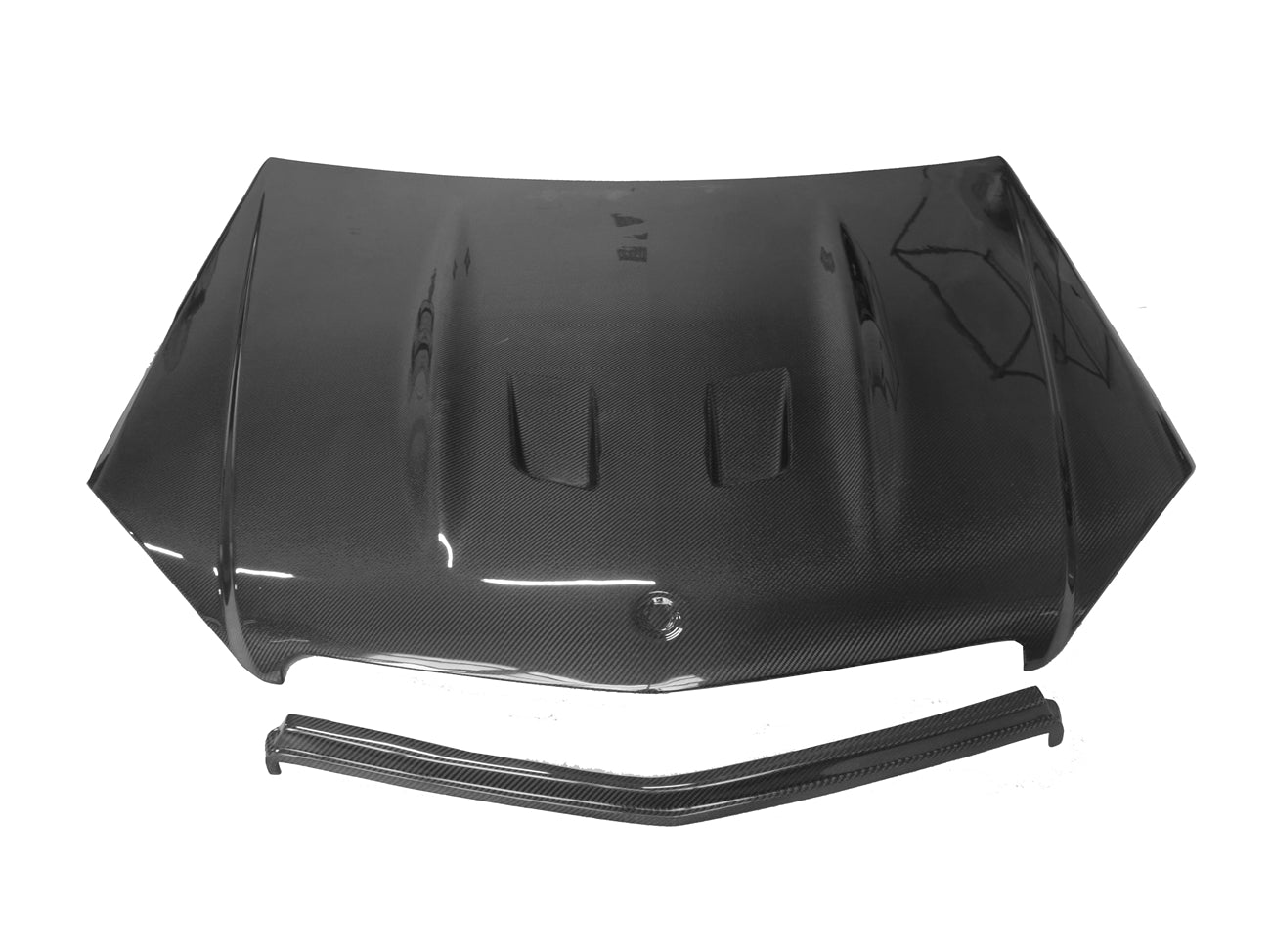 2008 - 2011 Mercedes Benz W204 C63 AMG BKSS Style Hood