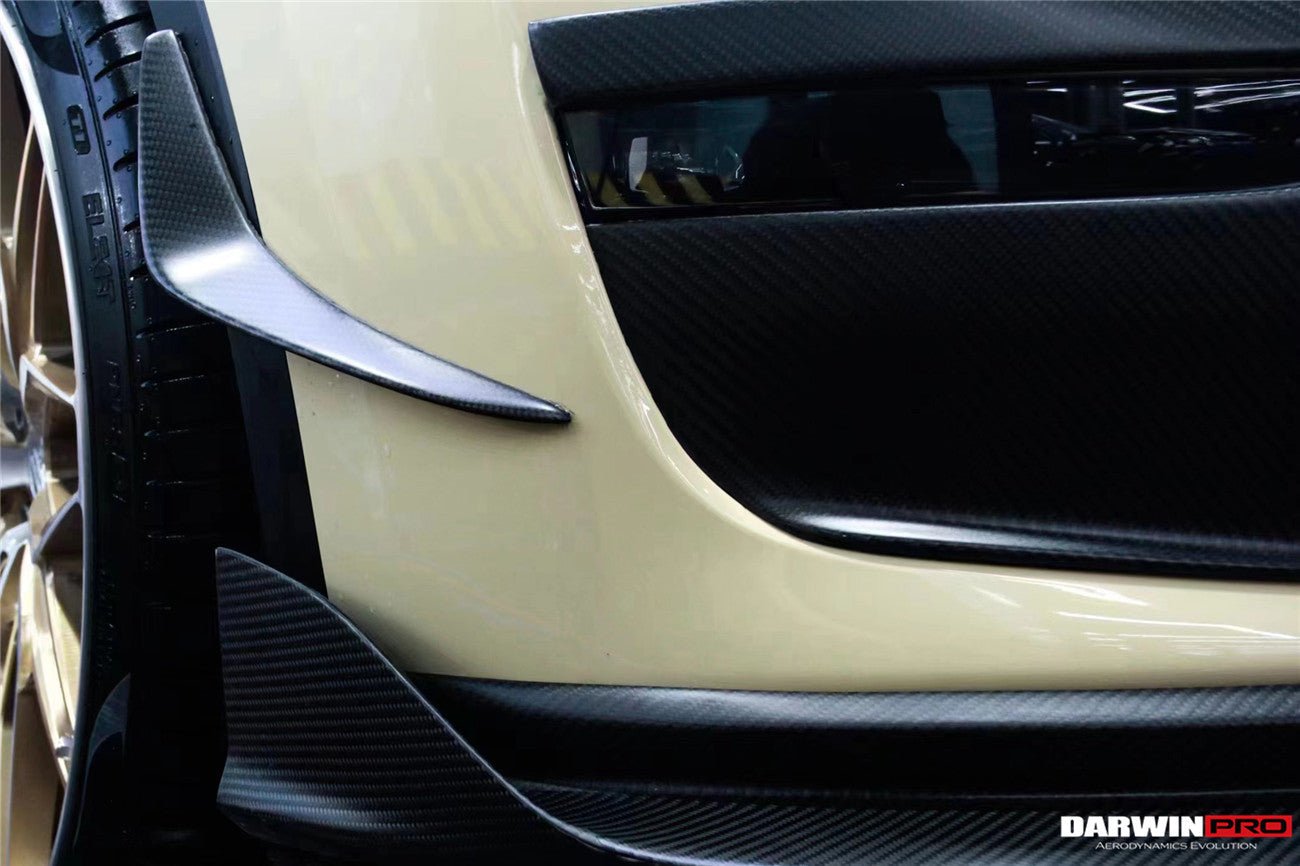 2020 - 2023 Tesla Model Y IMP Performance Carbon Fiber Front  Bumper Canards