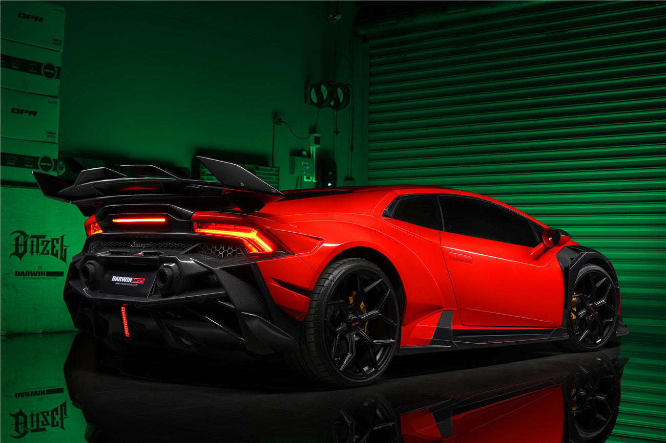 2019 - 2025 Lamborghini Huracan EVO & Tecnica BKSSII Style Rear Bumper