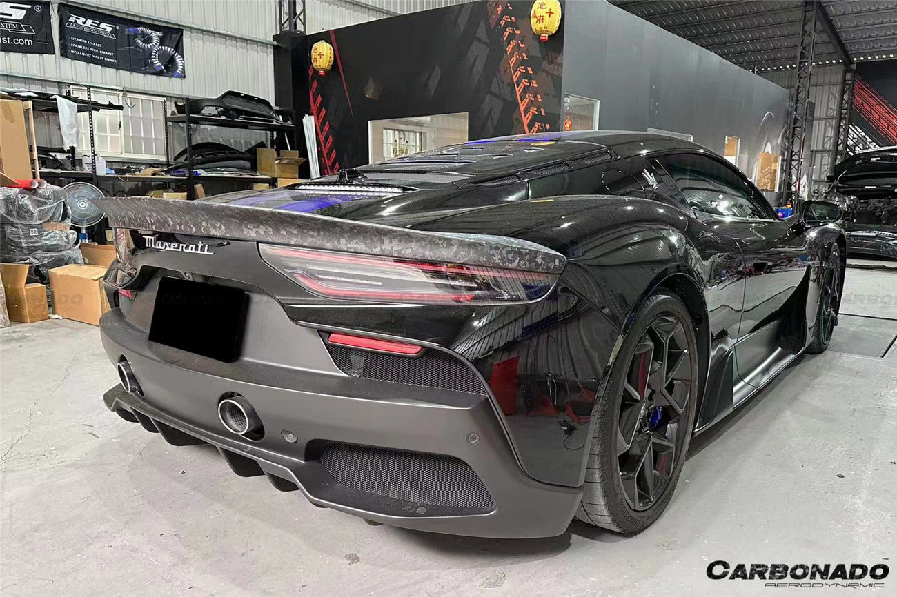 2020 - 2024 Maserati MC20 SVD Style Dry Carbon Fiber Rear Ducktail Spoiler