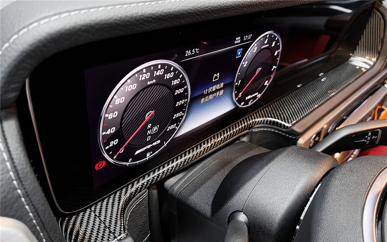 2019 - 2023 Mercedes Benz W464 G550 & G63AMG G-Class G Wagon Dry Carbon Fiber Repalcement Interiors