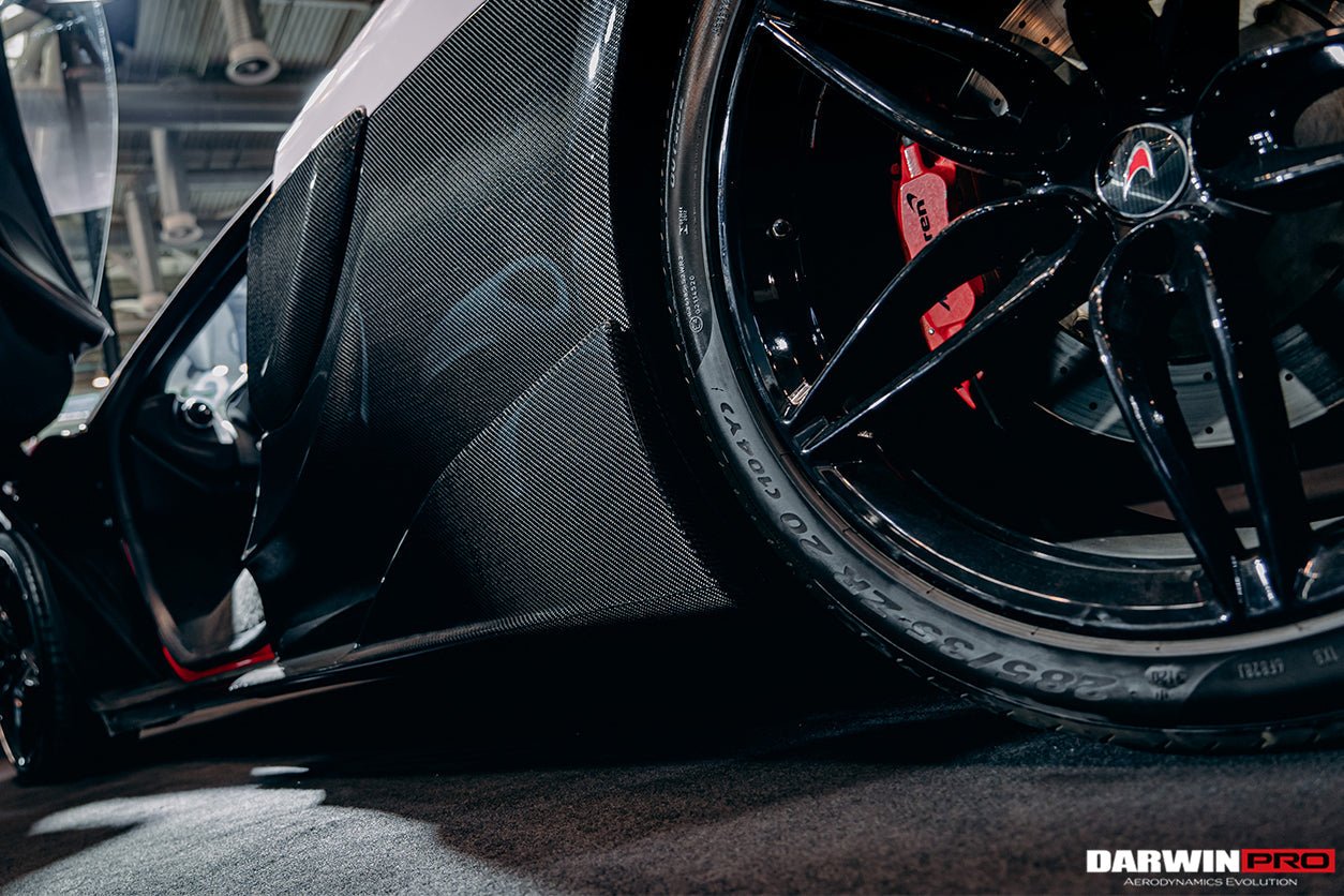2015 - 2021 McLaren 600lt 540C 570S Cabon Fiber Side Skirts Under Board