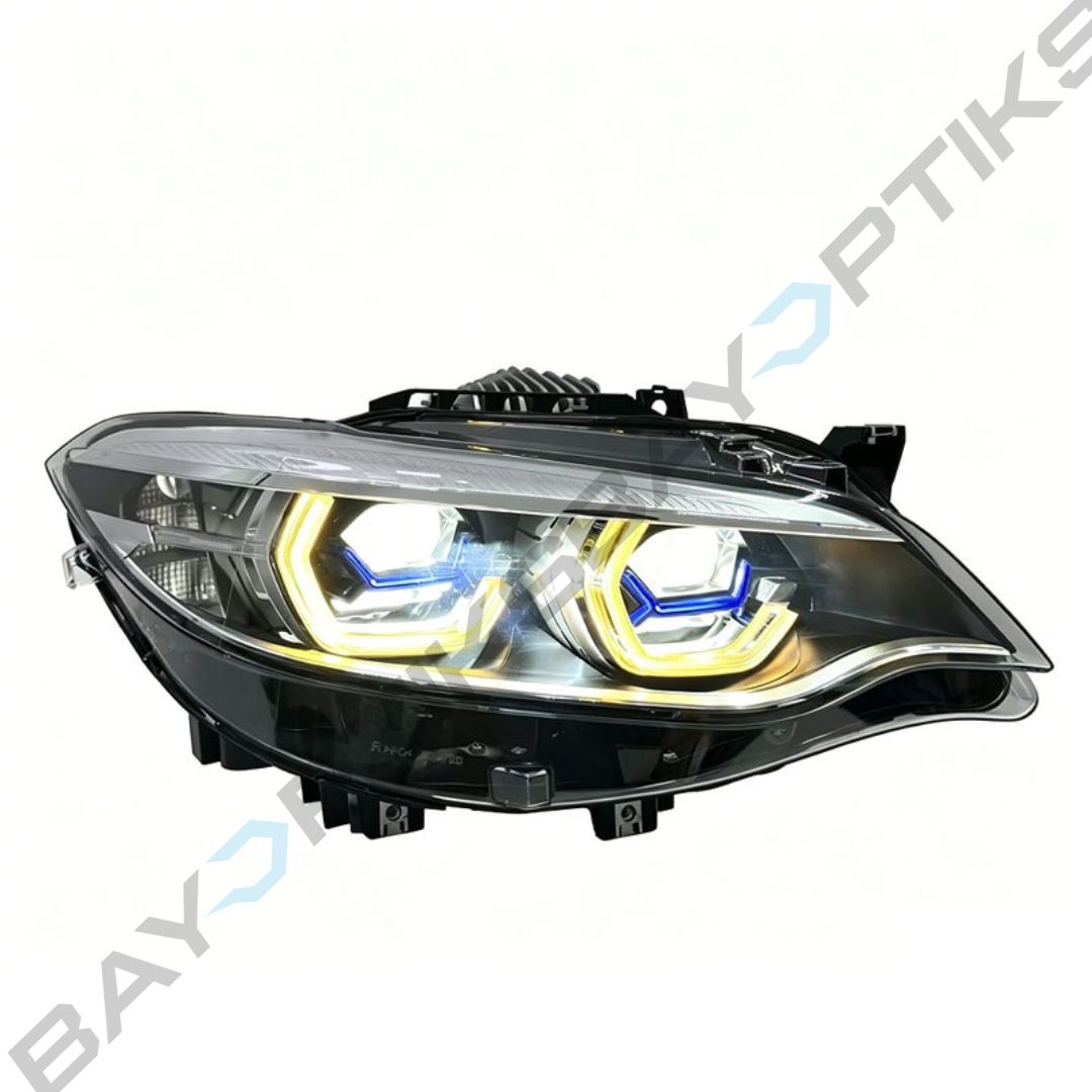 BMW 2 Series F22 Remaban Blue Trim Style Dual Projector Headlights 2014-2021