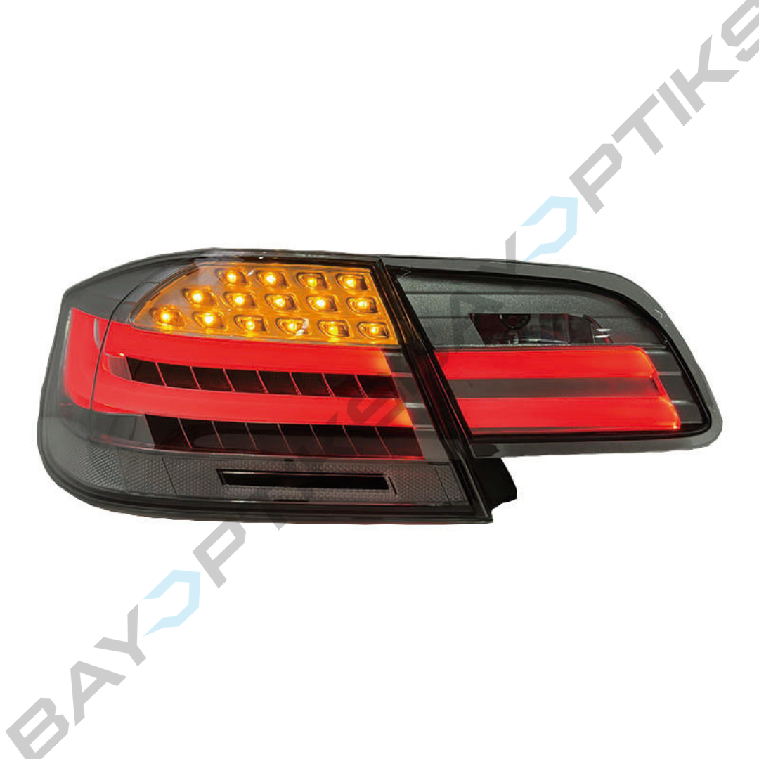 BMW 3 Series E92 E93 LCI Clear Style LED Sequential Taillights 2006-2012