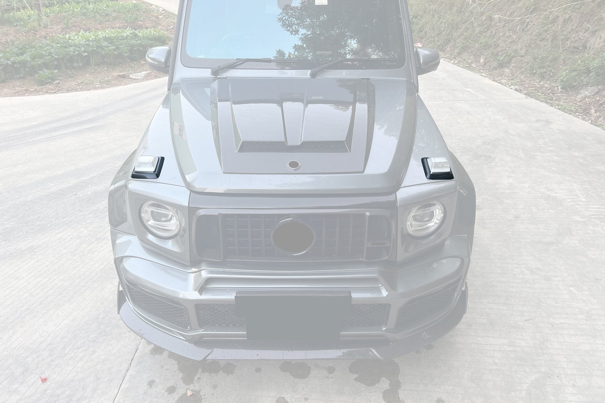 2018-2024 Mercedes Benz G63 AMG & G550 W464 G-Wagon BR-G900 Style Dry Carbon Turn Lights Cover - Carbonado