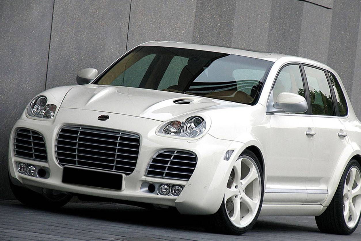 2002-2010 Porsche Cayenne 955/957 TA Style Hood - Carbonado