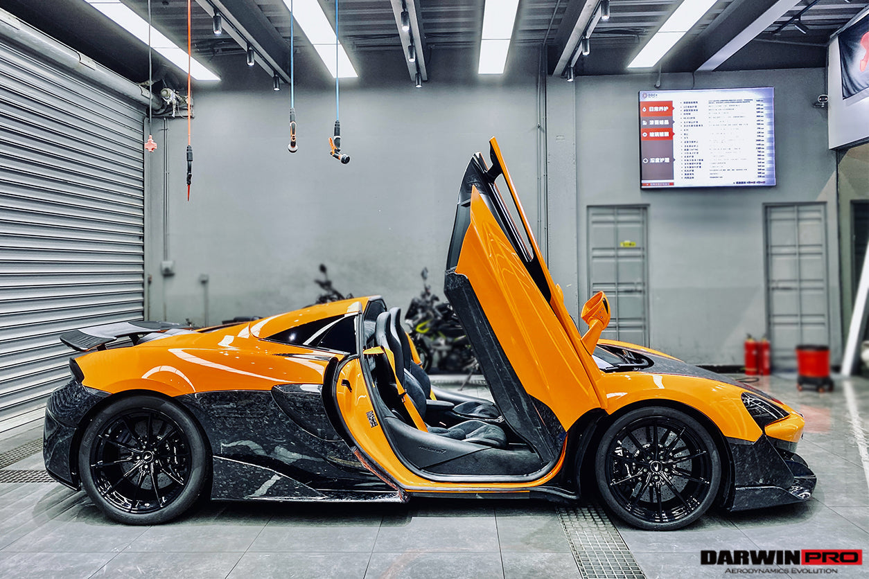 2015 - 2021 McLaren 600lt 540C 570S Cabon Fiber Side Skirts Under Board