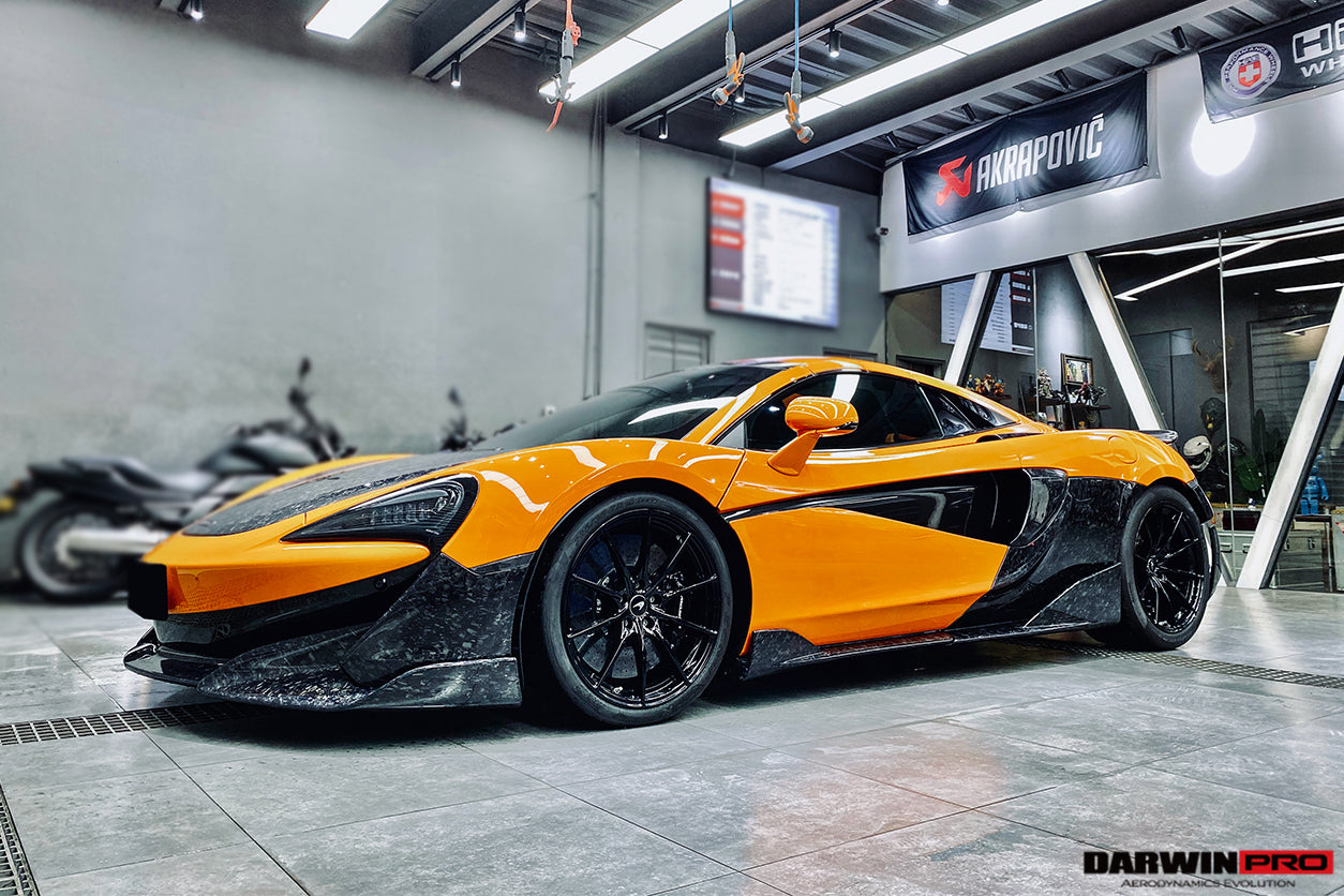2015 - 2021 McLaren 600lt 540C 570S Cabon Fiber Side Skirts Under Board