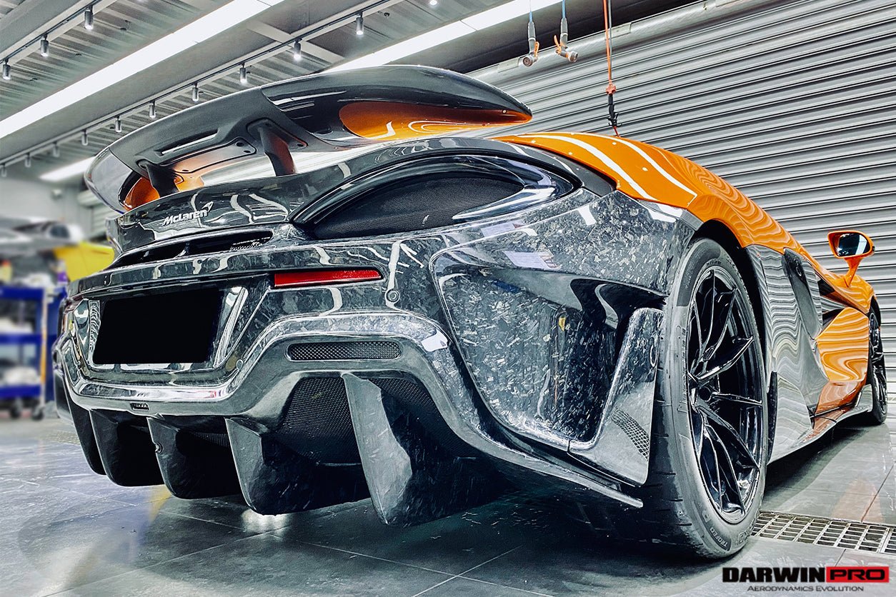 2018 - 2021 McLaren 600lt Carbon Fiber Rear Bumper