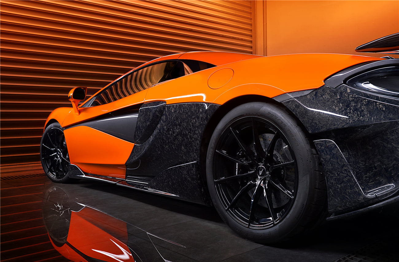 2015 - 2021 McLaren 600lt 540C 570S Cabon Fiber Side Skirts Under Board