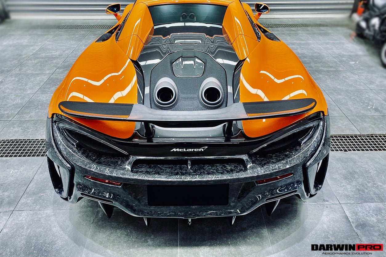 2018 - 2021 McLaren 600lt Carbon Fiber Rear Bumper Side Canards