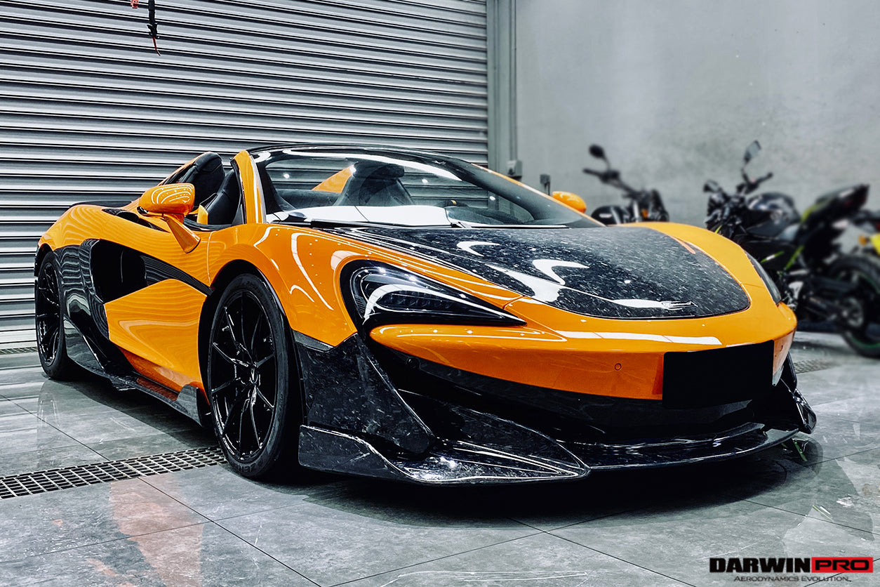 2015 - 2020 McLaren 540C & 570S Carbon Fiber Front Bumper Lip With Undertray