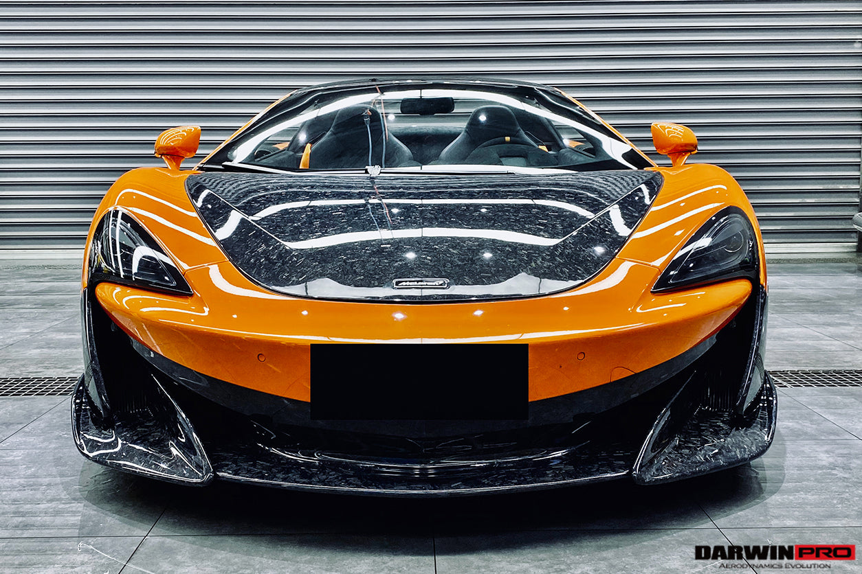2015 - 2020 McLaren 540C & 570S Carbon Fiber Front Bumper Lip With Undertray