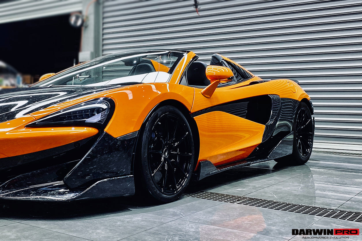 2018 - 2021 McLaren 600lt Carbon Fiber Front Bumper Side Splitter