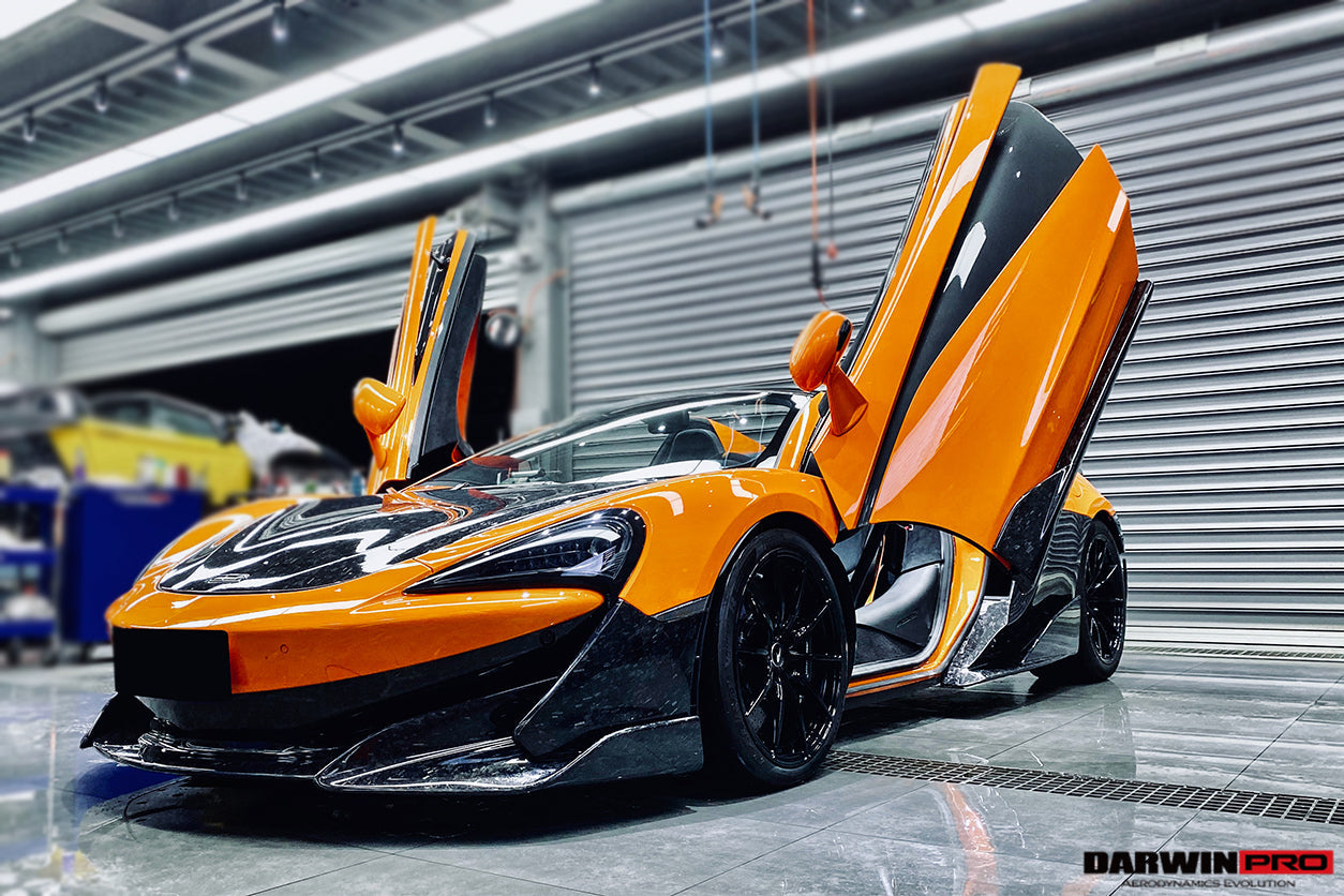 2015 - 2020 McLaren 540C & 570S Carbon Fiber Front Bumper Lip With Undertray