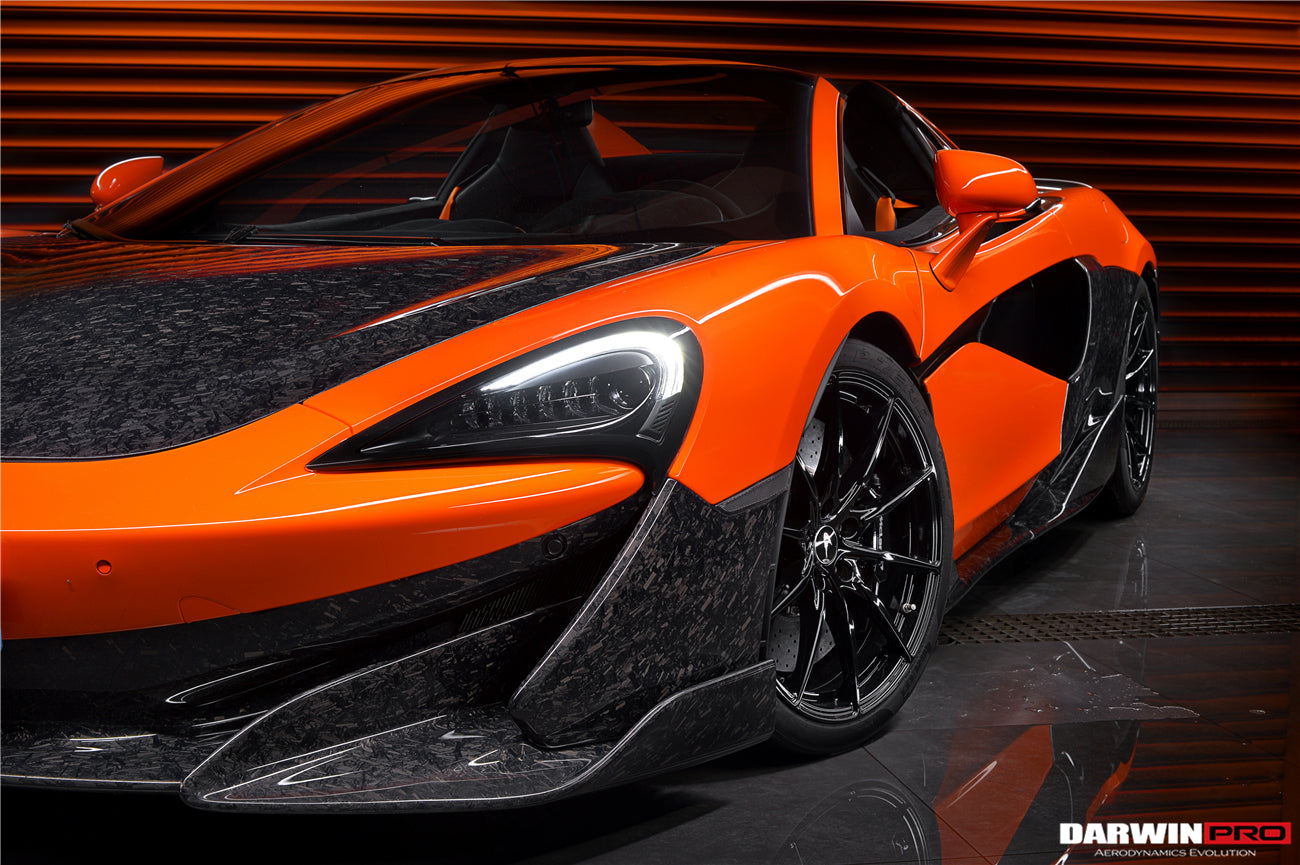 2015 - 2020 McLaren 540C & 570S Carbon Fiber Front Bumper Lip With Undertray