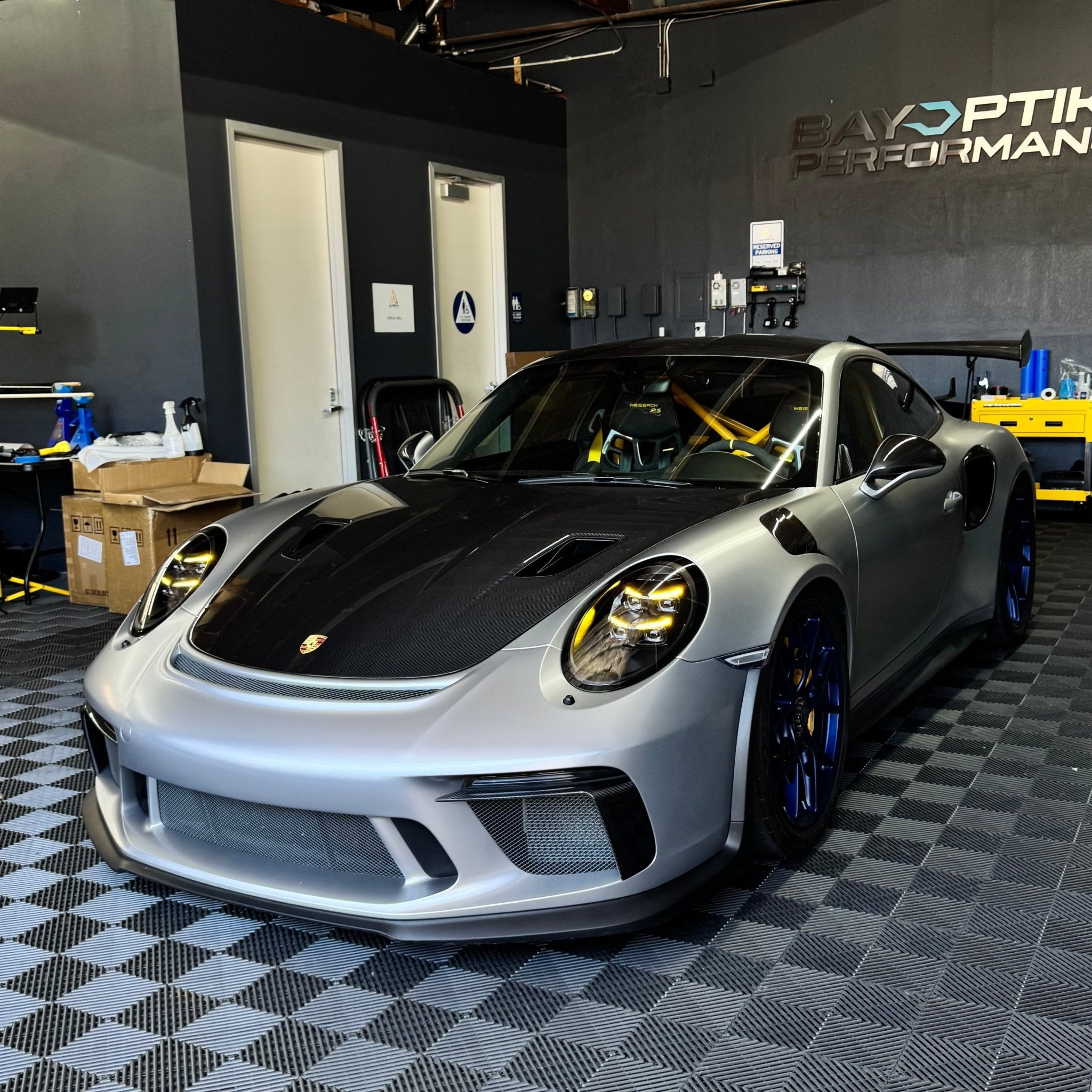 992.2 HD Matrix Style Dual Color DRL Yellow/White LED Headlights for Porsche 991.1 & 991.2 (2012 - 2019)