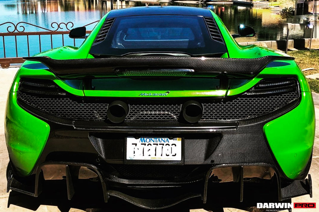 2014 - 2017 McLaren 650s Carbon Fiber Rear Bumper