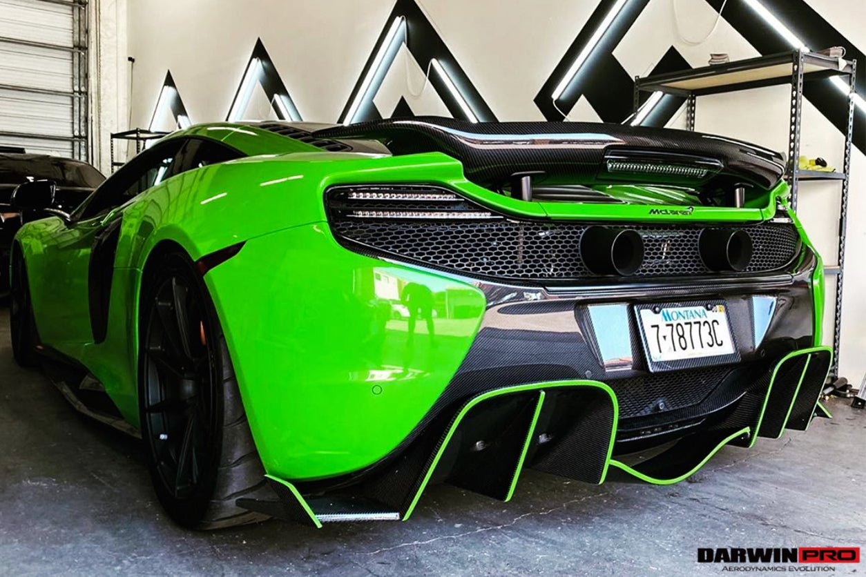 2014 - 2017 McLaren 650s Carbon Fiber Rear Bumper