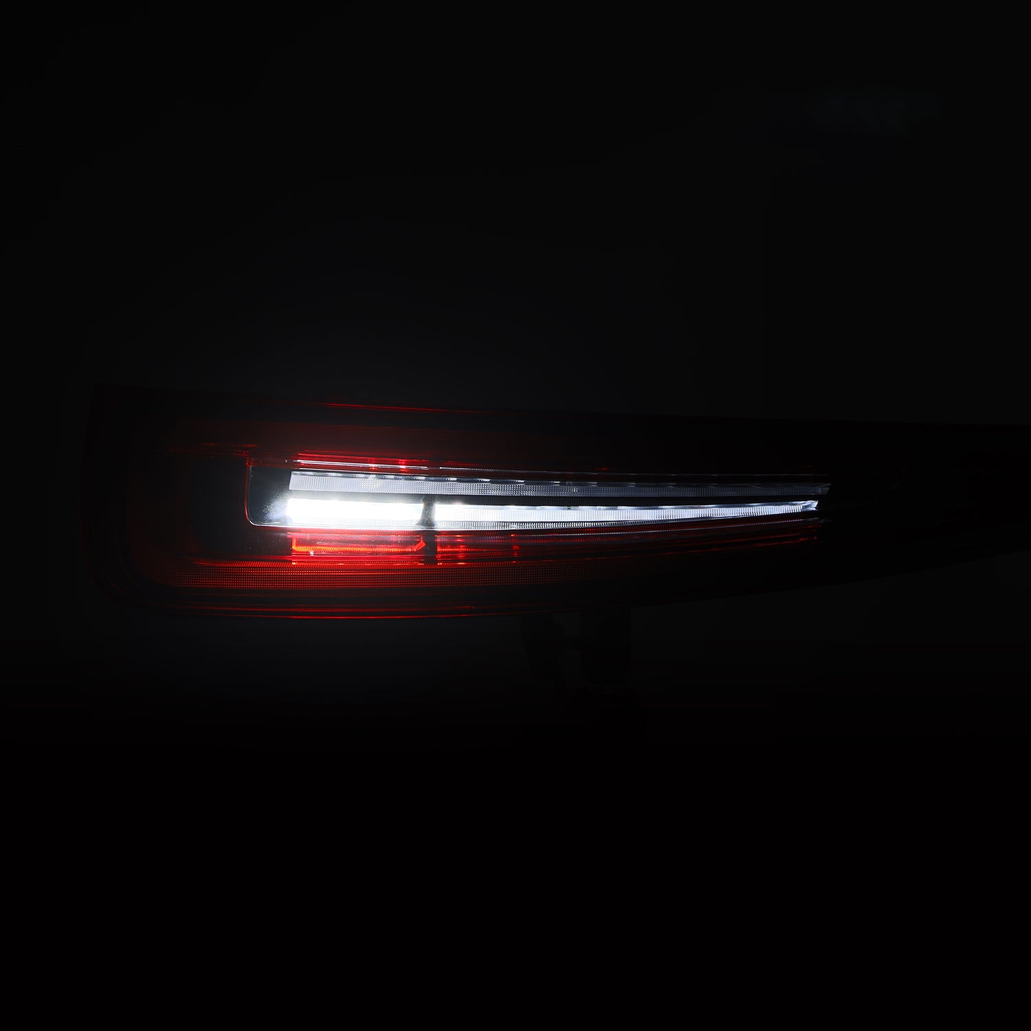 Porsche 911 991.1 NOVA-Series Prismatic LED Tail Lights Red Clear 2012-2016