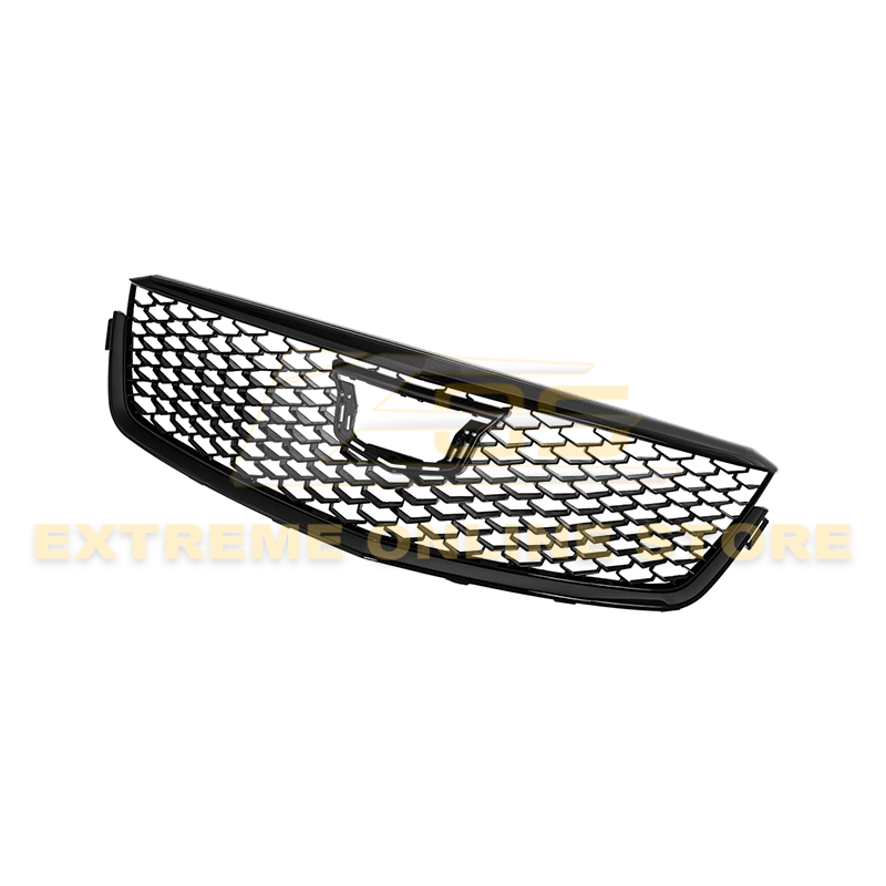 Cadillac CT4 Alpha CT4-V Blackwing Style Gloss Black Front Bumper Grille Cover 2020-Up