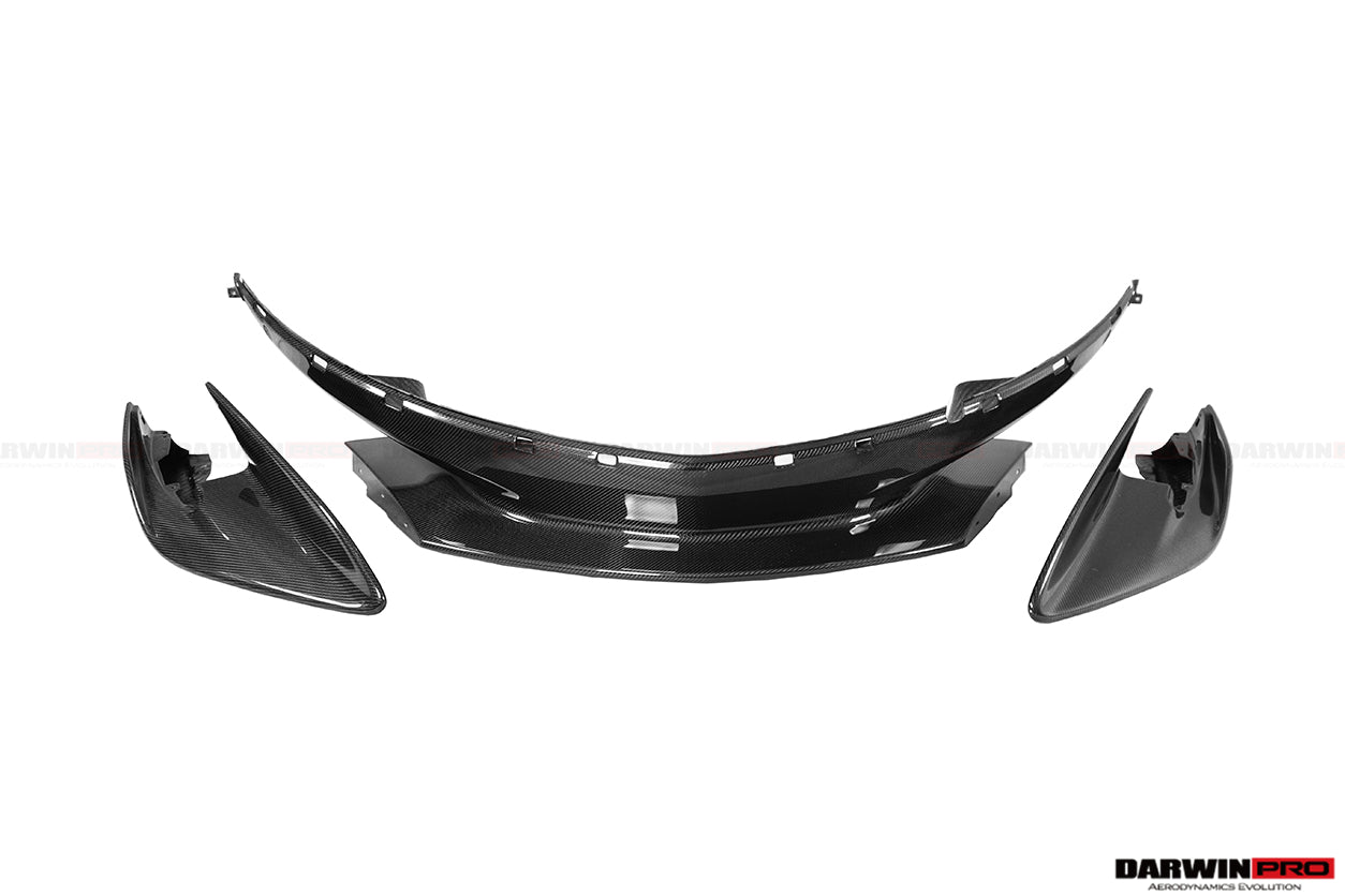 2015 - 2020 McLaren 540C & 570S Carbon Fiber Front Bumper Lip With Undertray