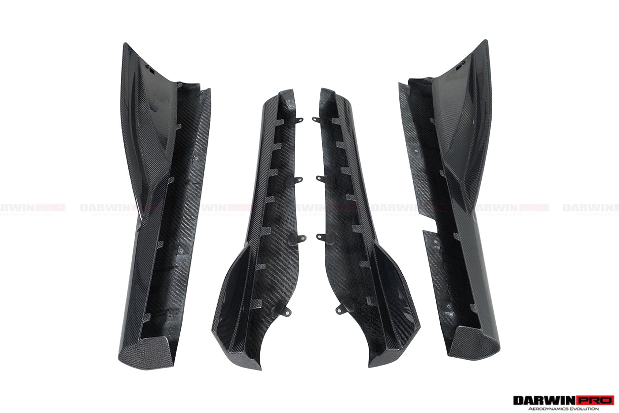2015 - 2021 McLaren 600lt 540C 570S Cabon Fiber Side Skirts Under Board