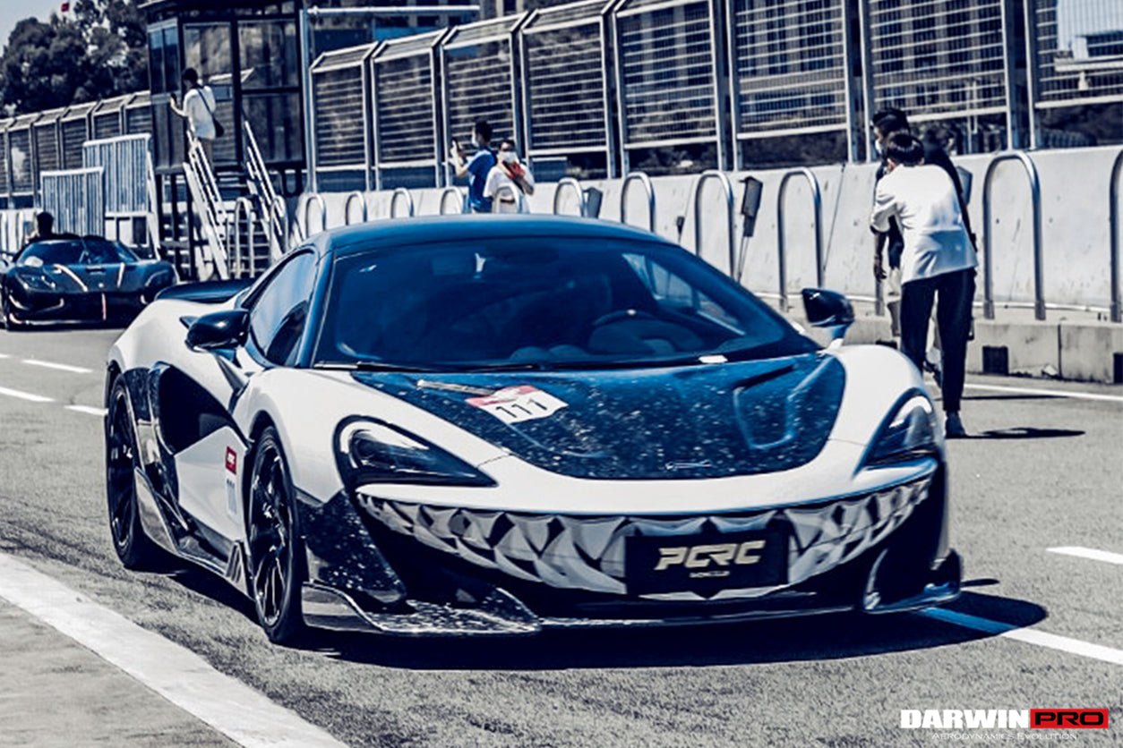 2018 - 2021 McLaren 600lt Carbon Fiber Front Lip Side Splitter