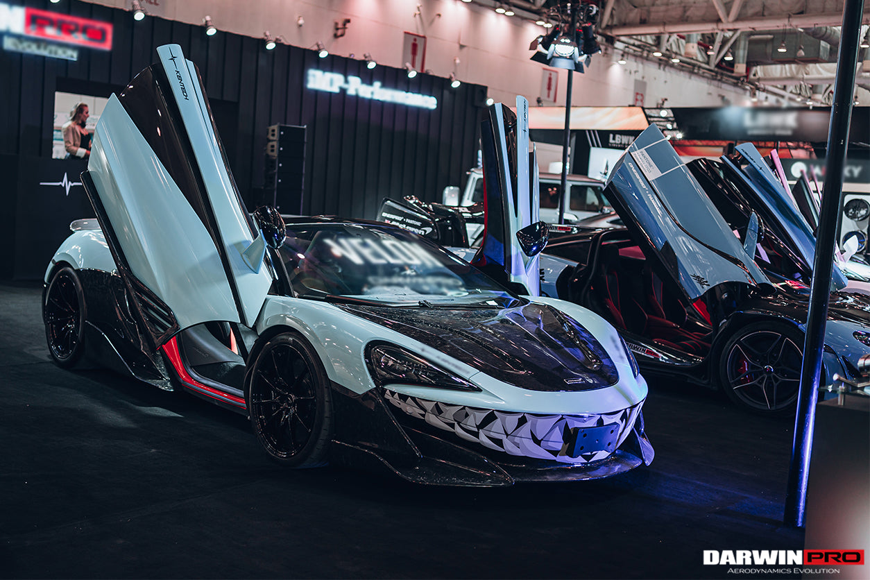 2015 - 2020 McLaren 540C & 570S Carbon Fiber Front Bumper Lip With Undertray