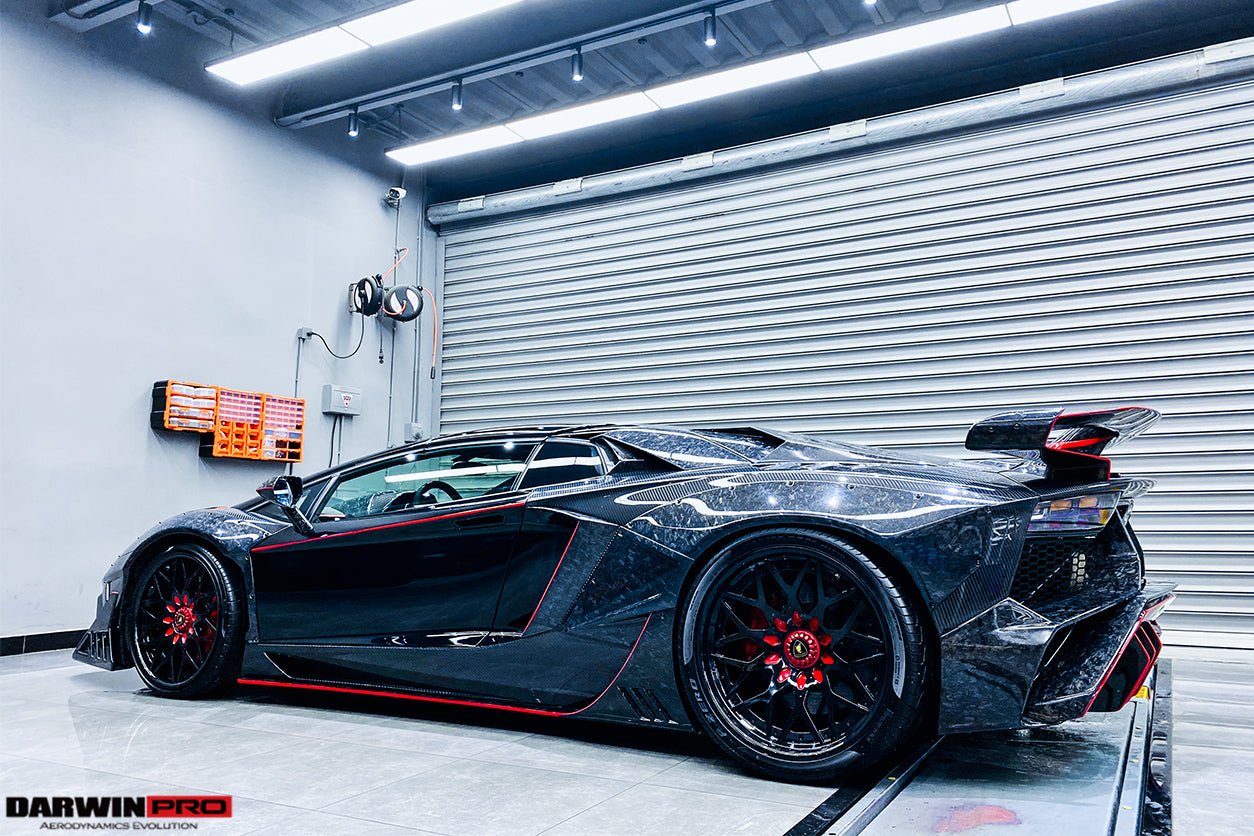 2011 - 2016 Lamborghini Aventador LP700 Coupe & Roadster BKSSII Style Carbon Fiber Rear Quarter Panels