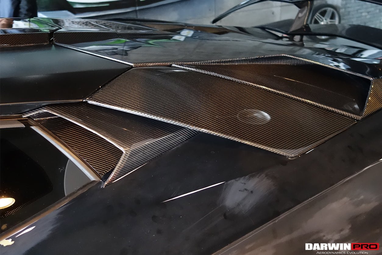 2011 - 2016 Lamborghini Aventador LP700 Coupe/Roadster Carbon Fiber Engine Air Intakes
