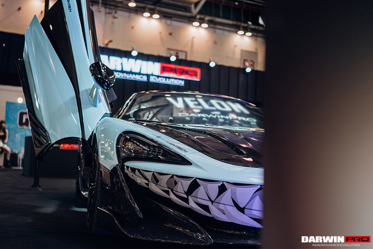 2015 - 2020 McLaren 540C & 570S Carbon Fiber Front Bumper Lip With Undertray